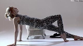 Russian Hairy Gymnast Rita Mochalkina Shows Hot Naked Moves