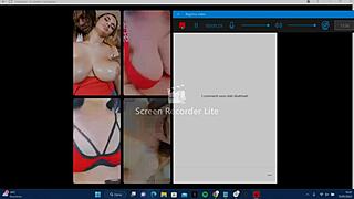 Sexy girl shows off on Instagram live stream