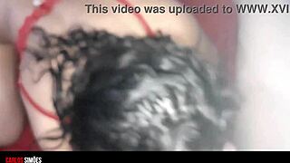 Hot Latina morena with juicy butt takes big cock in tight pussy