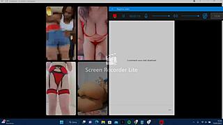 Sexy girl shows off on Instagram live stream