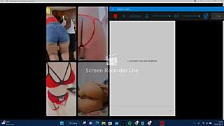 Sexy girl shows off on Instagram live stream