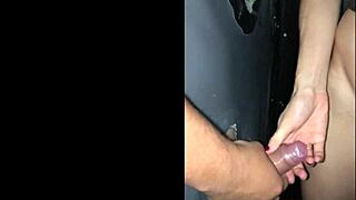 Watching Namorada Take It at Glory Hole Hurts Deep