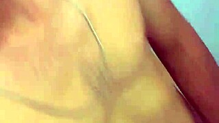 Hot Brazilian Flashing and Masturbating in Bathroom