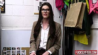 Spoiled Thief Fucking Petite Blonde Teen At Work!