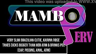 Slim karina rose takes monster cocks in anal atm