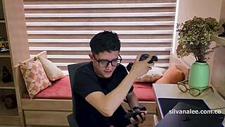 the sexy and hot colombian milf silvana lee fulfills the dream of a guy with a big cock pipe boy