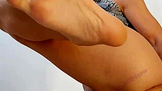 Kiarameow teased with her wet feet, daring him to sniff the squirt after wild play.