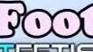 Foot Loving Lingerie Ladyboy Curling Her Sexy Toes