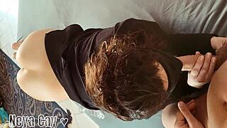 Damn! Neya Cay's Ballsucking and Rimming Explosion!