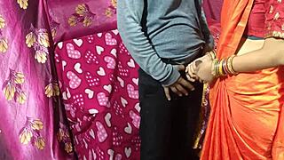 Cute saree bhabhi gets naughty with devar for rough anal after ice massage