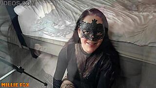 amateur milf enjoys facial scene