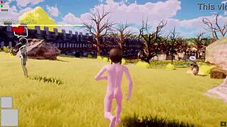 he fucks a ghost in public anal scene