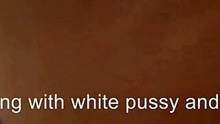 Look at this pussy playing with that big black monster cock