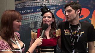 fionnaandjimmy show off big tits in a steamy chaturbate video at ae expo