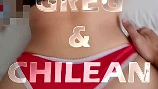 Filipina in Red Panties Bent Over for Intense Doggystyle Pounding