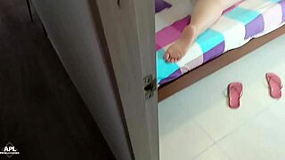 My roommate waited naked and jumped on my dick!