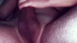 Amiga Sucks My Cock and Rides Me in Car