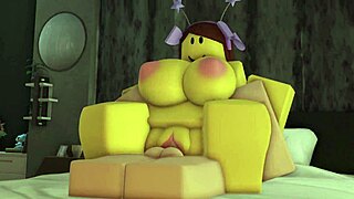 Noob slut in a bikini swimsuit gets fucked by a femboy 😏