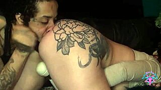 Big ass milf sucks cock then gets rimmed with vibrator 😈