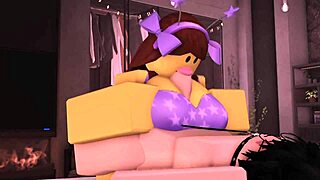 Noob slut in a bikini swimsuit gets fucked by a femboy 😏