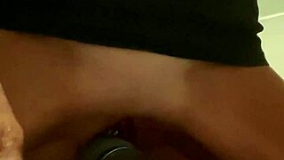 Solo masturbation with vibrator in private