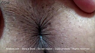 My submissive wife flashing her massive ass for fun