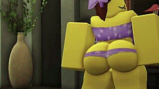 Noob slut in a bikini swimsuit gets fucked by a femboy 😏