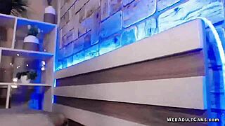 japanese babe fingers shaved pussy in solo homemade webcam show