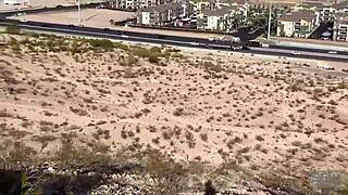 Outdoor public blowjob in a cave, caught with big cock sex and cumshot 💦