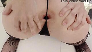 ass stretched brunette alicia trece laps up spunk after dap gangbang leaves her stretched sz2891