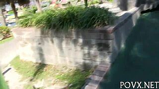 lovely nikki lavay sucks cock in pov with small tits and hardcore action.