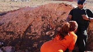 Officer Makes Inmates Suck His Monster Cock