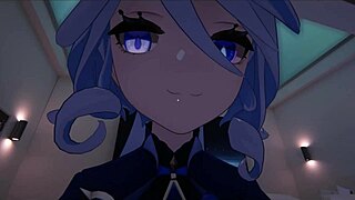 yukoshvr kafka and furina take turns with goth boy