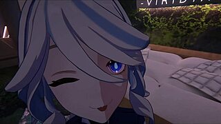 yukoshvr kafka and furina take turns with goth boy