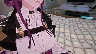 yukoshvr kafka and furina take turns with goth boy