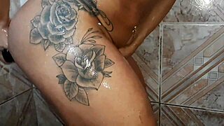 While wife bathes, I fuck the waitress?