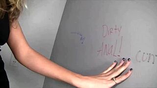 Oh Yeah, Darcy Tyler Gives Sloppy Blowjob at Glory Hole!