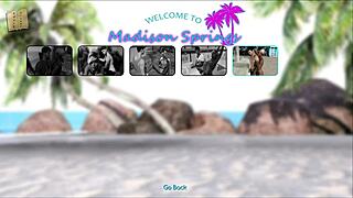 Curvy cutie shines in tight outfit for 3D fantasy