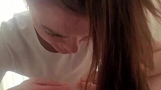 My stepsister forced me to watch her get intimate