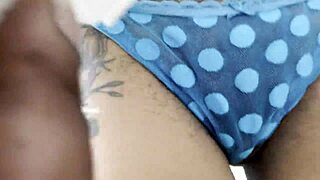 ebony twerking with hairy bush leads to intense masturbation orgasm