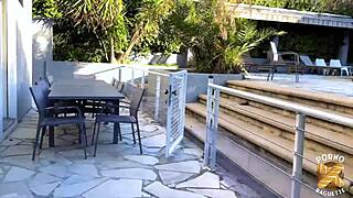 Didi la belle brunette wants to take two cocks in threesome