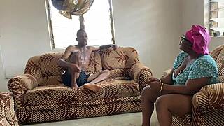 Mummy guides her son on intimate chat
