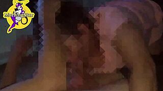 Cuckold Watches Wife With Another In Old Bukkake Blowbang Scene