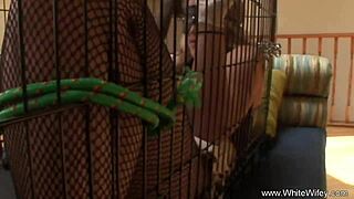 pawg with mask gets fucked hard by bbc interracial