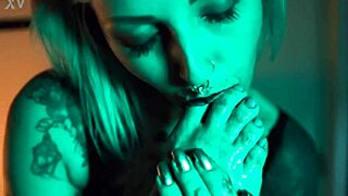 Sexy blonde latina ballerina sucks and licks toes in fetish goddess scene with gagging