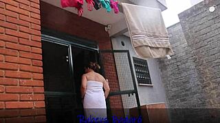 grandma gives her tasty ass to young panties thief in full red sheer video