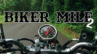The biker is free, fucked by her stepson
