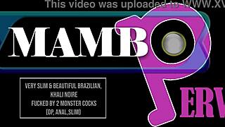 slim khali noire takes two monster cocks in dp anal