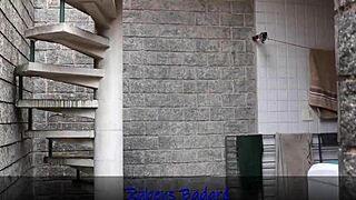 grandma gives her tasty ass to young panties thief in full red sheer video