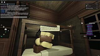 Fucking a Whore in Heat with Monster Cock in Roblox Studio